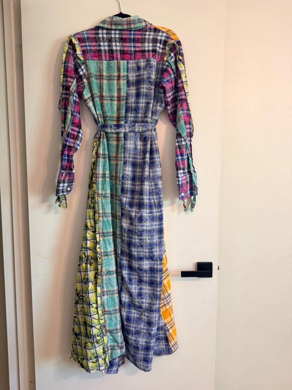 AKIRA Star Of The Show Plaid Maxi Dress SIZE: S/M - Picture 10 of 12